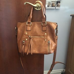 🔵 Brown crossbody bag